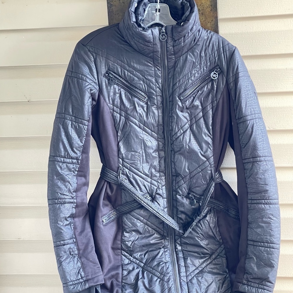 Michael Kors puffer coat with belt for women